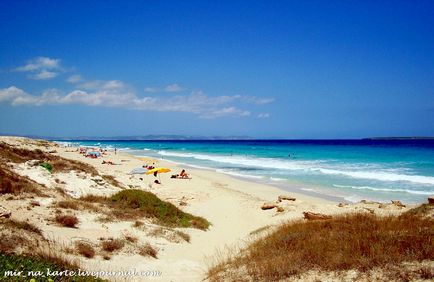 Insula formenterei de pe marginea pământului, formentera, spania, înregistrări, în străinătate - face lumea accesibilă