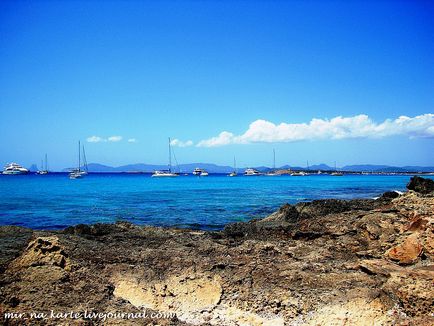 Insula formenterei de pe marginea pământului, formentera, spania, înregistrări, în străinătate - face lumea accesibilă