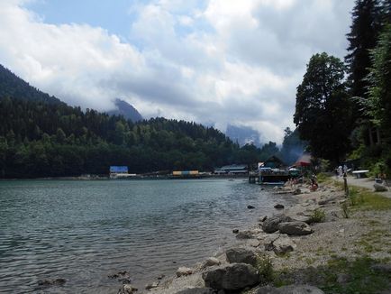 Lake Riza - egy gyöngy Abházia - az utazás egy életen át