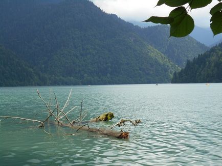 Lake Riza - egy gyöngy Abházia - az utazás egy életen át