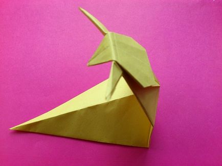 Pikachu origami - o clasă maestru pas cu pas cu fotografii