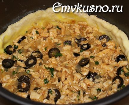 Пиріг киш з куркою - емвкусно