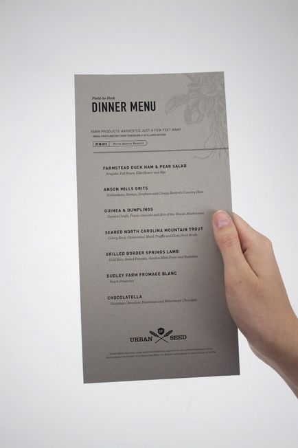 Planet design - 40 красивих дизайнів меню ресторанів
