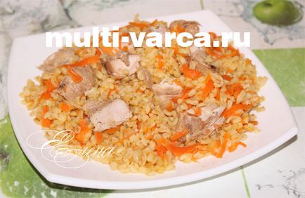 Bulgur Pilaf csirkét multivarka