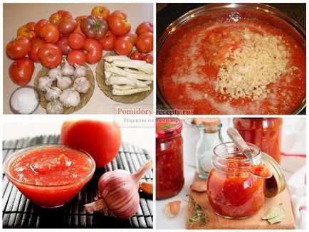 Tomate cu hrean și usturoi pentru iarnă cele mai bune rețete