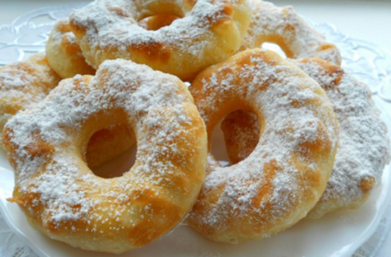 Donuts pe kefir pentru 15 minute simple retete pas cu pas