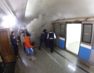 Foc în transport - reguli de comportament în caz de incendiu într-un autobuz, într-un tren, într-o mașină de metrou