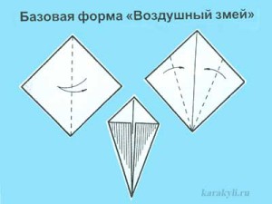 Forme simple simple de origami pentru copii de 4-6 ani, scrawl