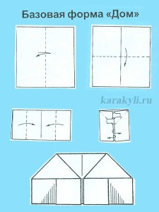 Forme simple simple de origami pentru copii de 4-6 ani, scrawl