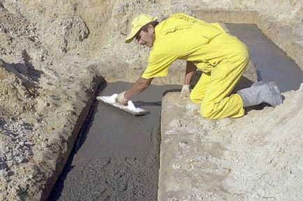 Mortar pentru fundația de ciment, cum să vă creați mâinile, compoziția, calculul, cât este cubul,