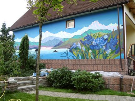 Pictura pe pereții unei cabane, 6 hectare