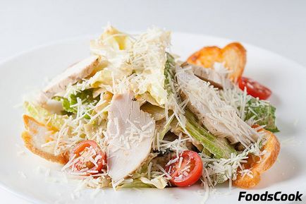 Caesar salata cu pui clasic, reteta cu fotografie