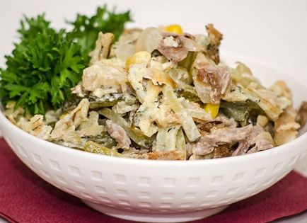 Salata de carne de vită cu castraveți murate - cele mai bune rețete pentru sărbătoarea anului 2017