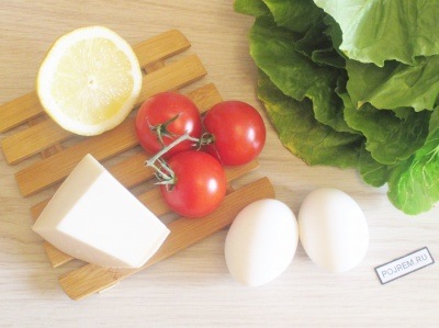Salata din roșii și brânză - rețetă pas cu pas cu fotografie cum să gătești