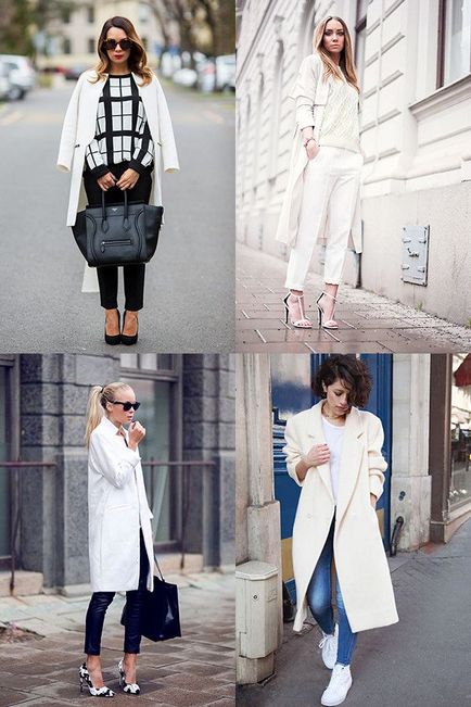 З чим носити біле пальто 30 фото модних образів