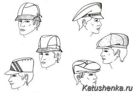 Varrni kalapok a férfiak maguk Katyushenka ru - varrás világ