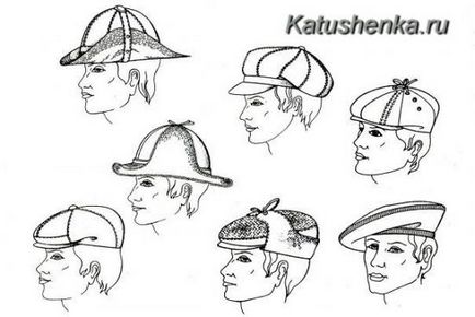 Varrni kalapok a férfiak maguk Katyushenka ru - varrás világ