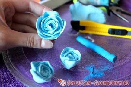 Створення ароматизованого комплекту прикрас у вигляді троянд, майстер-клас своїми руками