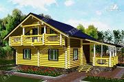 O casa twin de 8x10 cherestea, un proiect Alaska