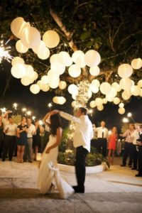 Світловий декор весілля - патідекор