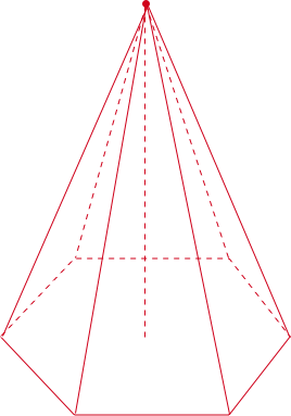 Proprietățile piramidei, formule cu exemple