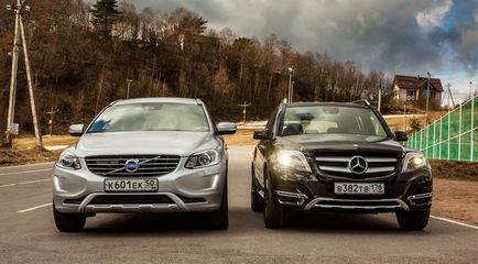 Încercați volvo xc60 (Volvo iXce60) și mercedes-benz glk (Mercedes-Benz GLK)