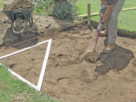 Tehnologia de așezare a paverselor pe o bază de beton