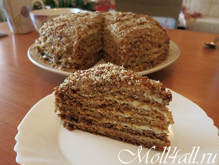 Cake clasic medieval, pas cu pas rețetă cu fotografie