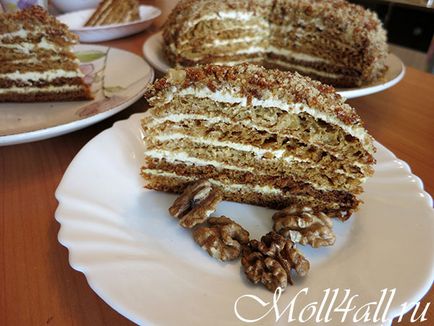 Cake clasic medieval, pas cu pas rețetă cu fotografie