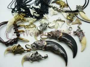 Ornamente din gheare și dinți de animale, istorie de arme