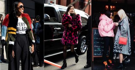 Street fashion toamna-iarnă 2017-2018, principalele tendințe, fotografie
