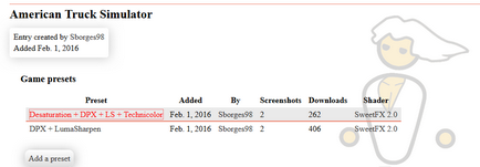 Instalarea programului sweetfx 2