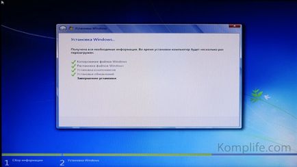 Instalarea Windows 7 - instrucțiuni pas cu pas