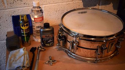 Догляд за барабанами чистка малого барабана