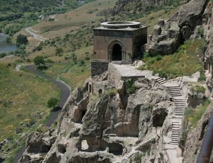 Vardzia, Georgia peșteră oraș, mănăstire, fotografie, 2017 ani