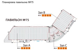 Vdnh, cel de-al 75-lea pavilion este cel mai mare pavilion din capitală, în mijloc și în wvz