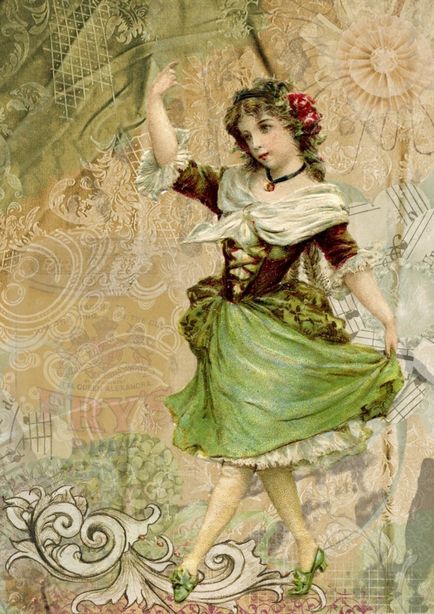 Imagini de vintage pentru decoupage