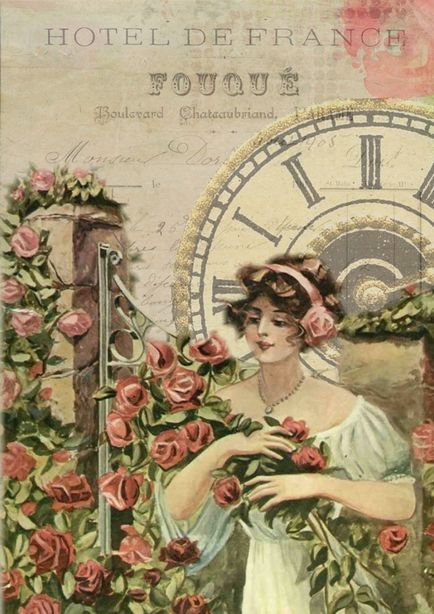 Imagini de vintage pentru decoupage