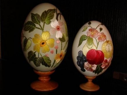 Bomboană de ouă brodată de la Elizabeth Klein - târg de maeștri - manual, manual