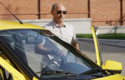 Vladimir Putin la lada kalina