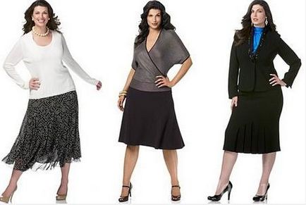 Szoknyák a túlsúlyos nők, amelyek alkalmasak arra, hogy válassza ki a stílust, hogy mit kell figyelni, hogy a divat