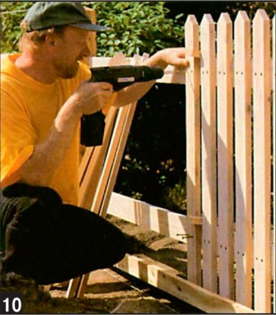 Garduri dintr-un gard din lemn, instrucțiuni de autoinstalație, tutoriale foto și video, preț