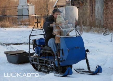 De ce să faceți un snowmobil de la un remorcher motorizat