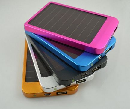 Încărcător pentru un telefon pe panourile solare cum să alegeți sau să vă faceți