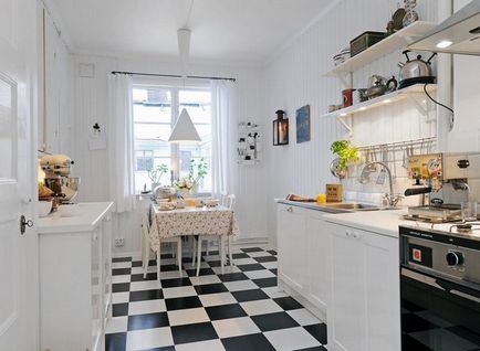 30 Fotografie de bucătării în stil suedez 1