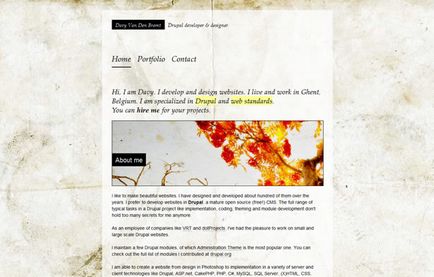 50 Creative portfolió oldalak (weboldalak) 50 Creative Portfolio honlapok