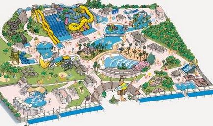 Aquapark aquapolis în la pineda