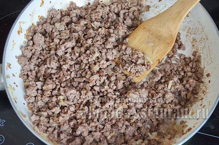 Padlizsán darált hús, sült a kemencében - egy recept fényképpel (darált) Padlizsán darált hús, sült a kemencében - a recept egy fotó