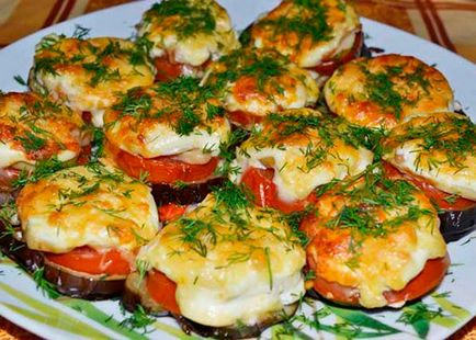 Баклажани в клярі з помідорами і часником і інші смачні рецепти