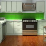 Culoare albă și verde 50 de fotografii ale proiectelor de design, șorț, mese, mobilier